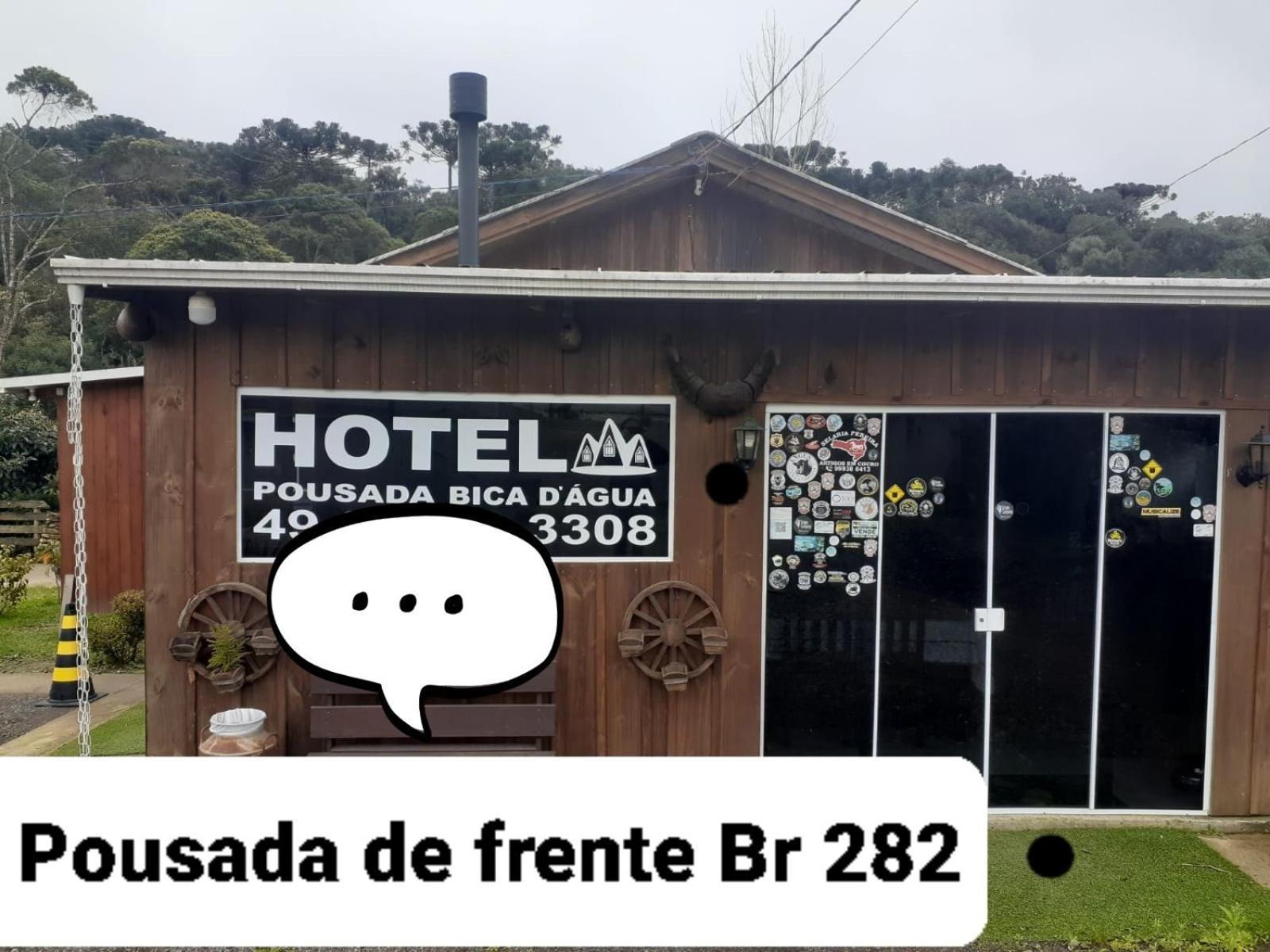 Pousada Bica D'Agua De Frente Br 282 拉热斯 外观 照片